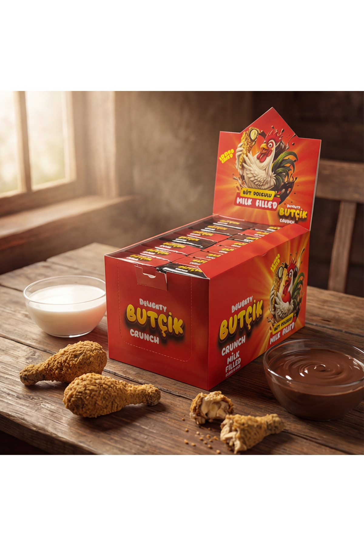 Butçik Crunch Süt Dolgulu Çikolata 16'lı Paket 5