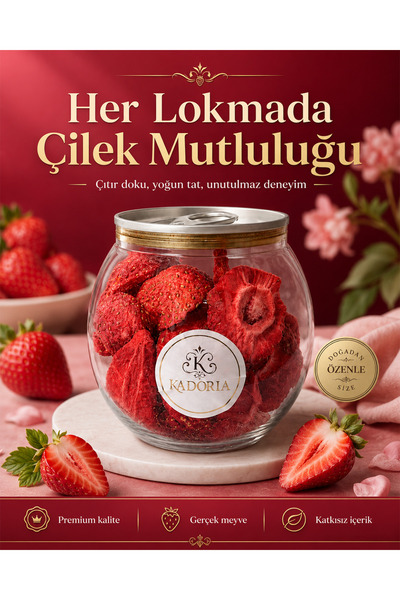 Freeze Dried Çilek Cipsi