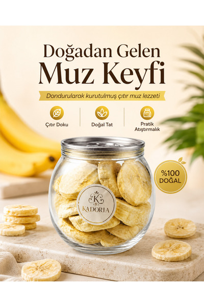 Freeze Dried Muz Cipsi