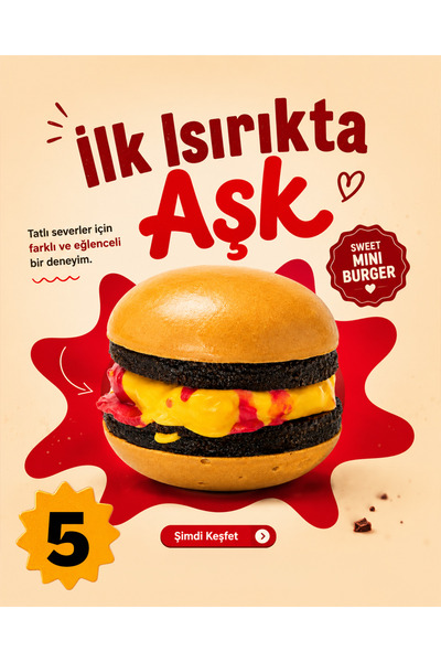 Şokburger Mini Kek 5'li